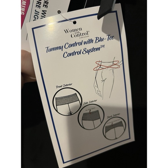 Women with Control Finespun Jersey Tummy Control Midi Dress A623039 Black L Pet - Picture 7 of 8